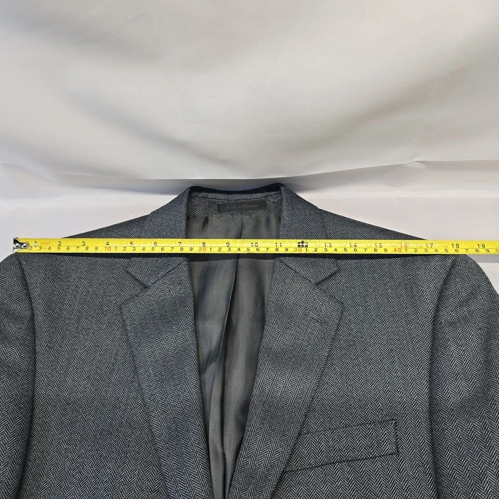 Michael Kors Gray/blue‎ Herringbone Blazer/sportscoat Men Size 40L